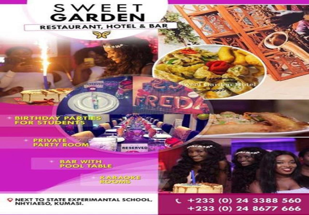 Sweet Garden Hotel Kumasi Exterior photo